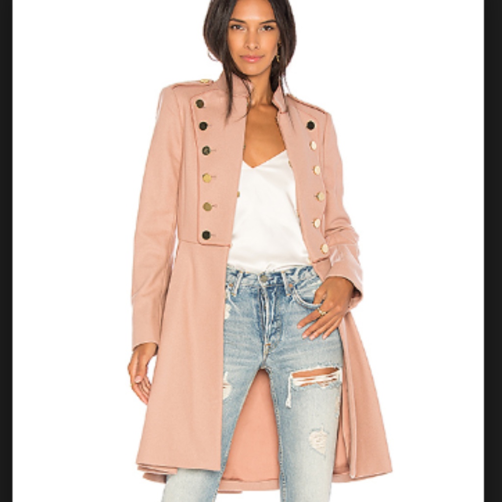 Alice + Olivia Rossi Military Coat Sz S